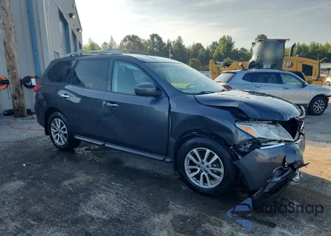 2014 Nissan Pathfinder S z USA, uszkodzony, nr VIN 5N1AR2MN4EC705641